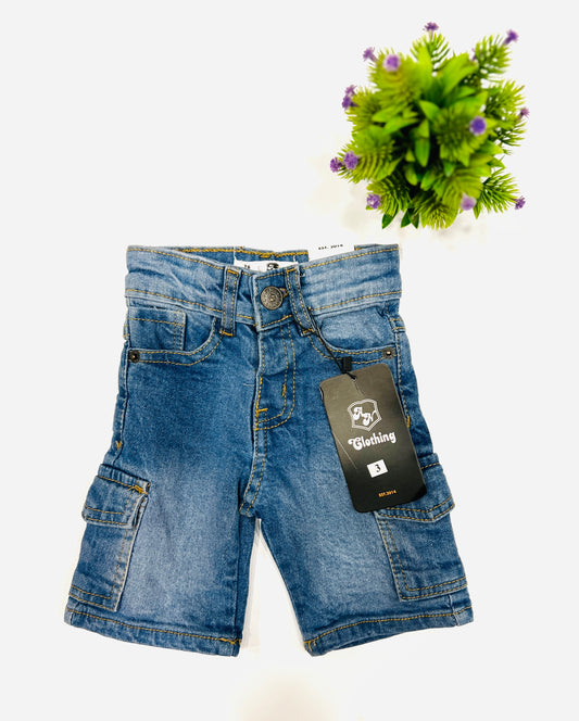 Kids Denim Light Blue Short