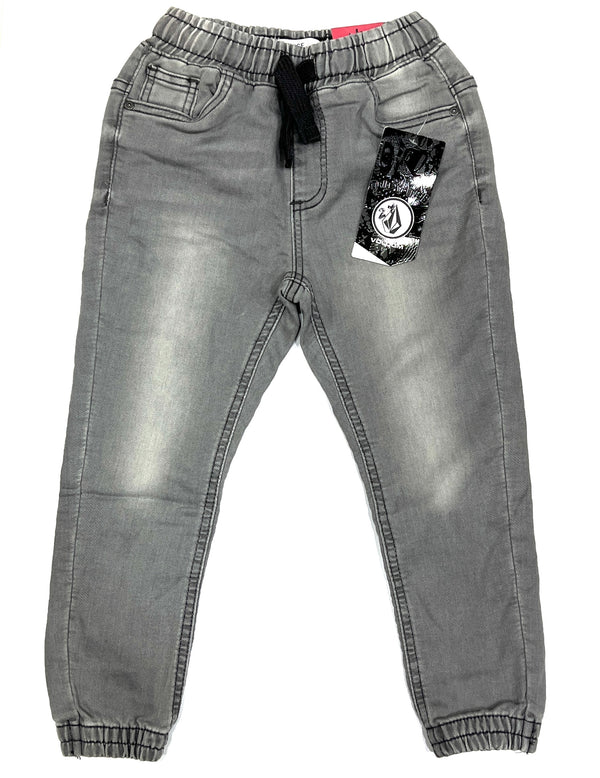 Stylish Gray Denim Jogger For Kids