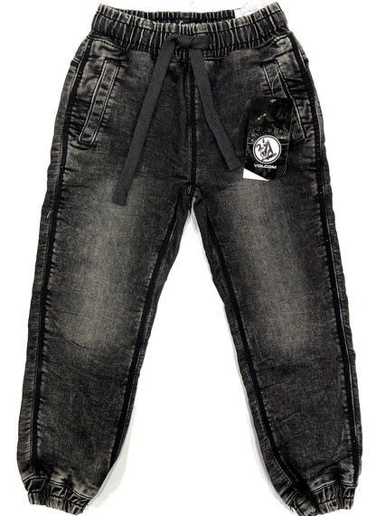 Premium Black Denim Jogger