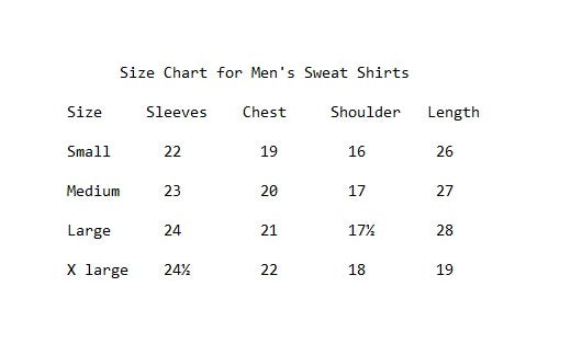 Navy Blue Premium Men's Sweat Shirts