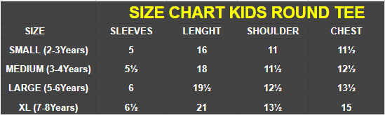 Kids Casual Basic T shirts detailed image
