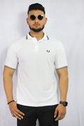 Casual Athletic-Fit Tipped Collar Polo Shirt