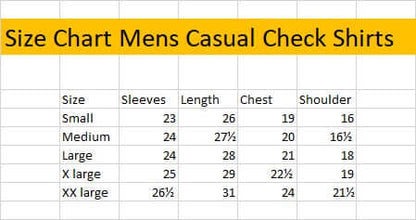 Men's Casual Plaid Shirt