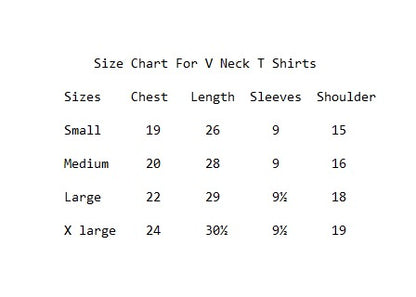 Premium Black V Neck T shirts