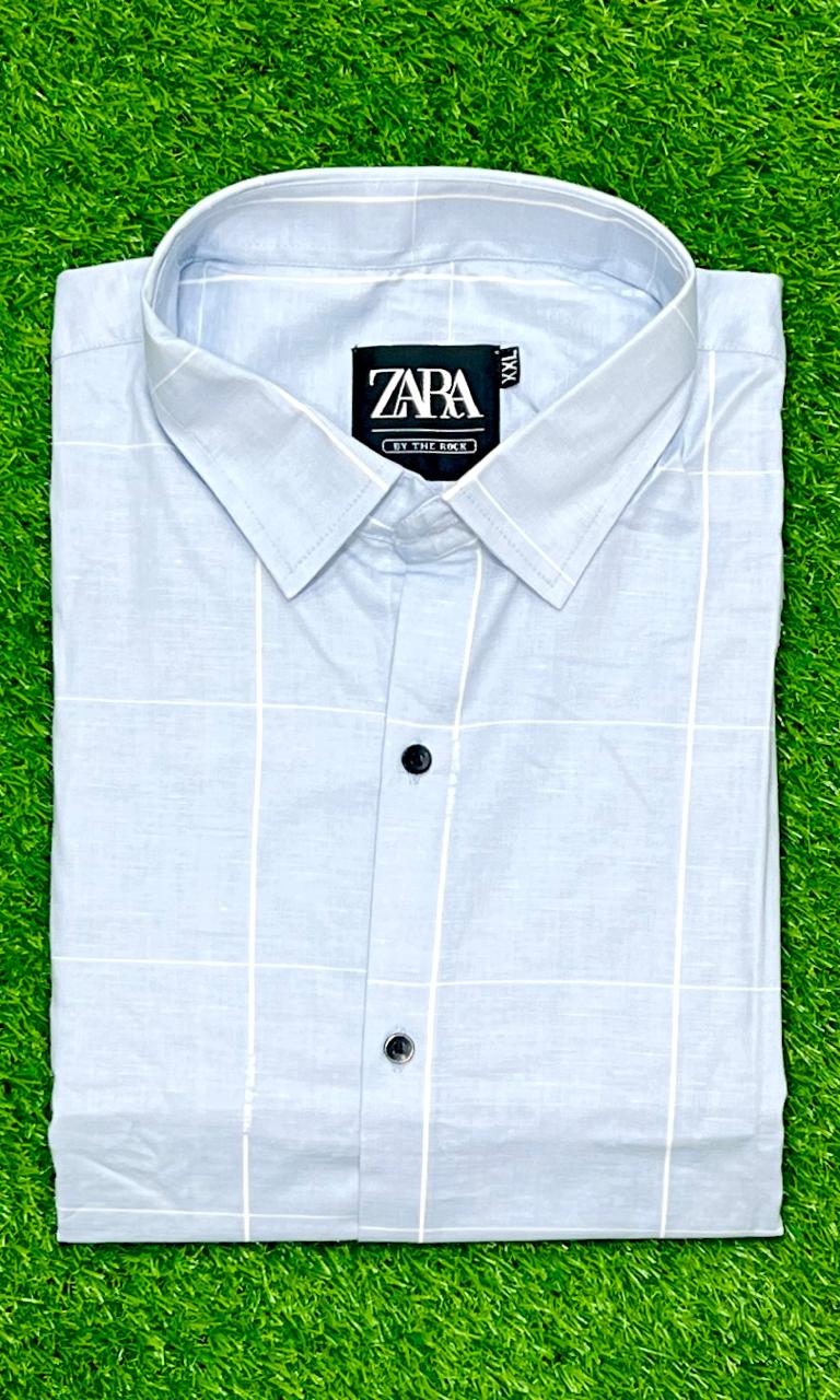 Sky Blue Trendy Check