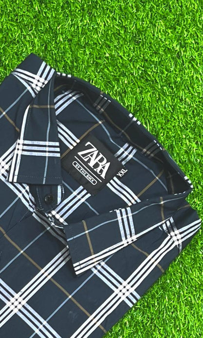 Trendy bold check shirt