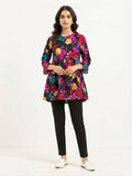 Floral Multi Print Peplum Top