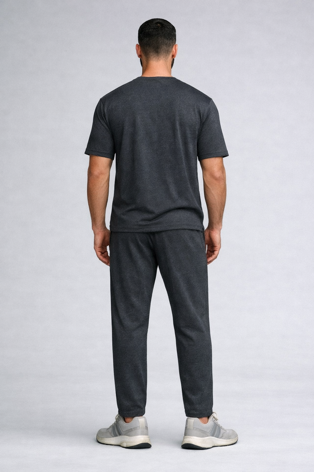 Men’s Performance Essential Track Suit Set (Dark Grey)