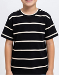 Classic Striped Crewneck Tee For Kids