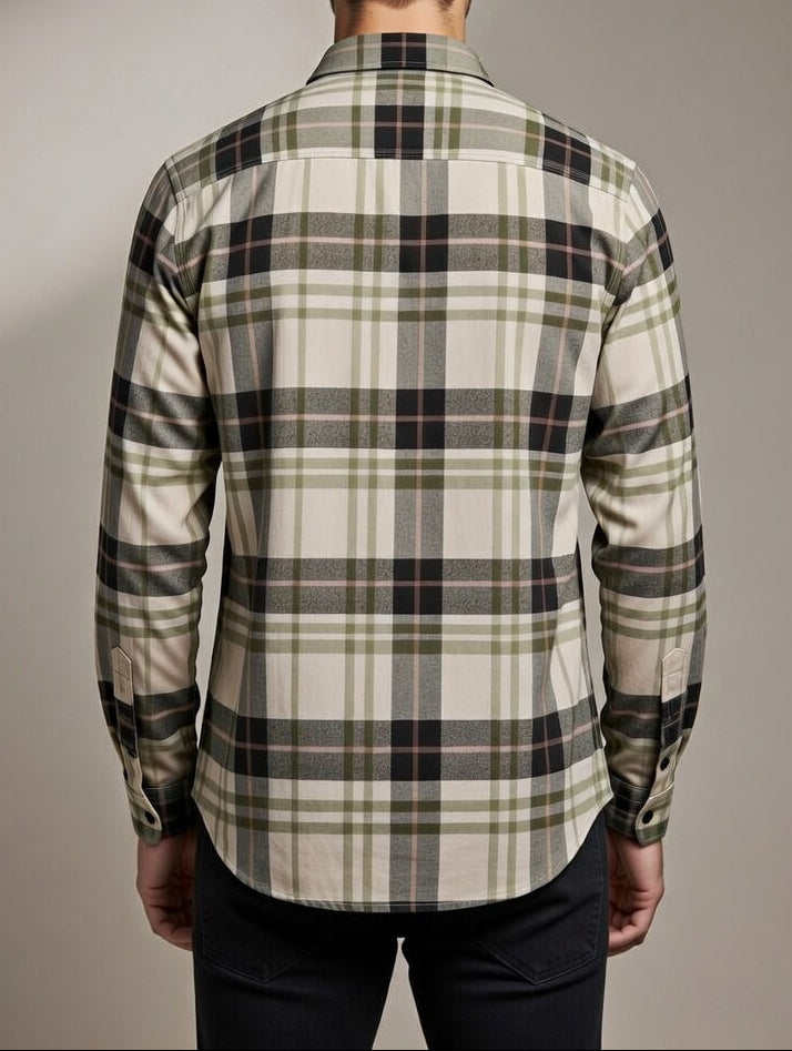Mens Trendy stylish striped check shirt