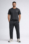 Men’s Performance Essential Track Suit Set (Dark Grey)