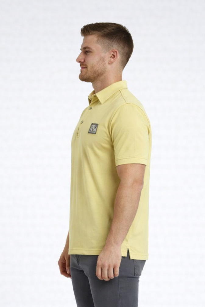 Men's Premium Lemon Polo Shirt in Imported China Fabric
