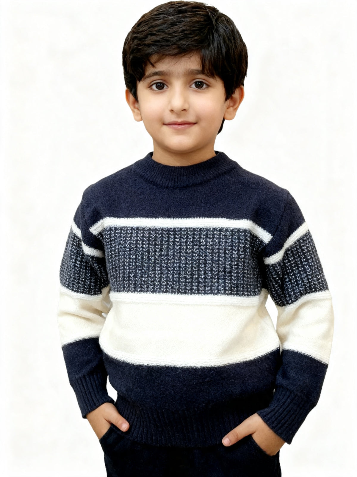 Boys’ Classic Woolen Jumper – Al Noor