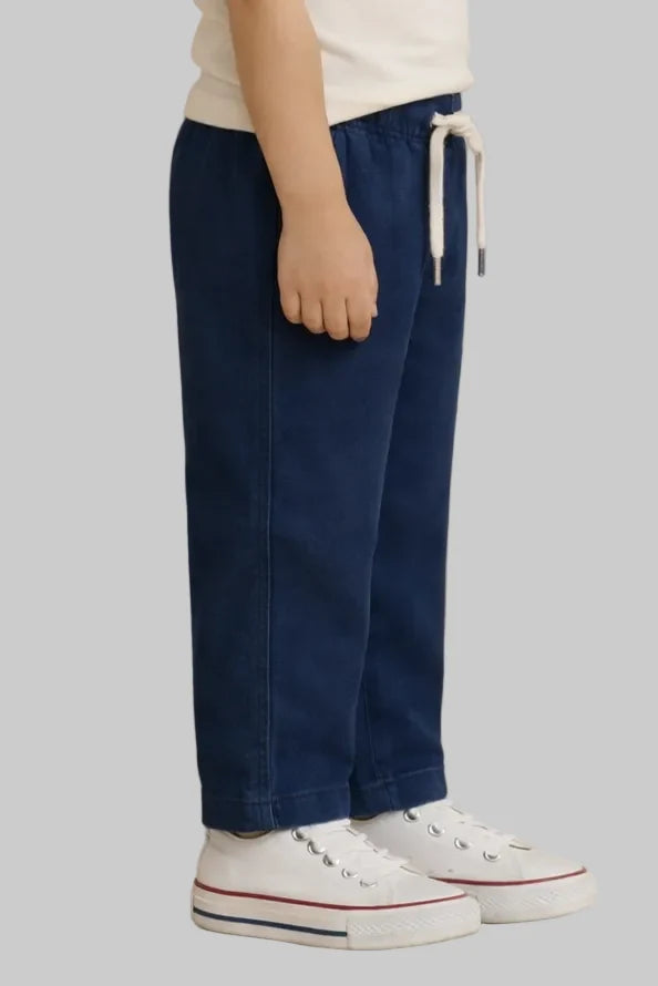 Kids Comfortable Drawstring Casual Pant Style Trousers