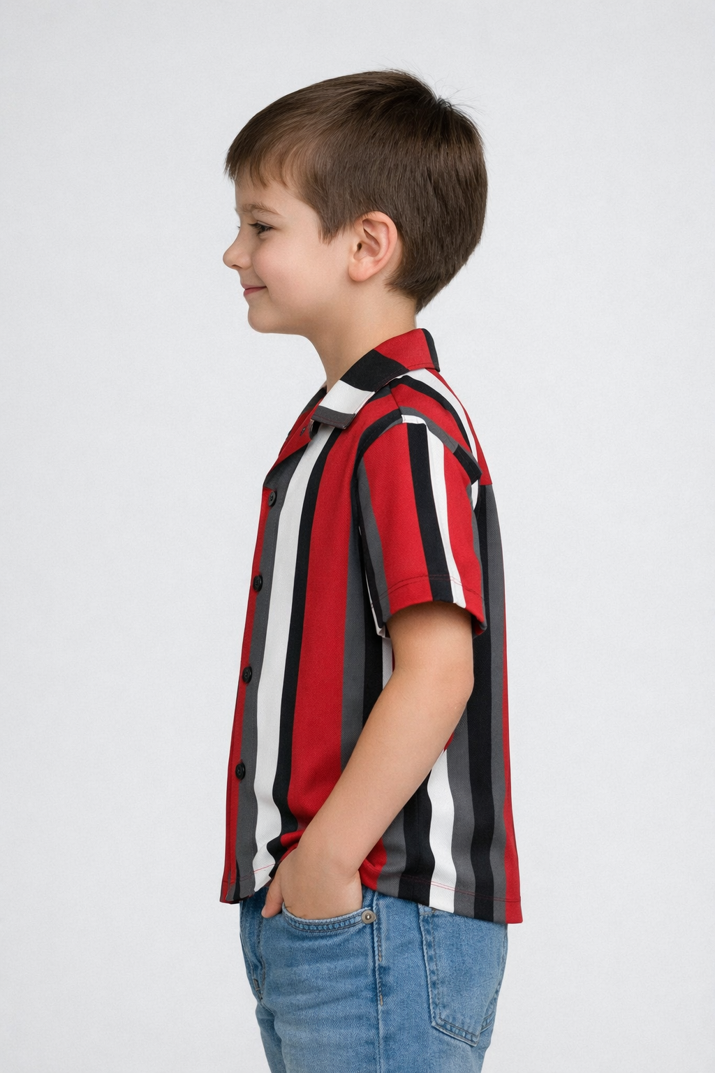 Signature Stripe Collared Shirt for Kids