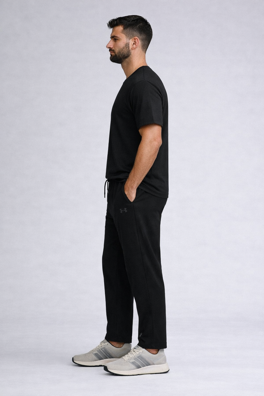 Men’s Performance Essential Track Suit Set (Black)