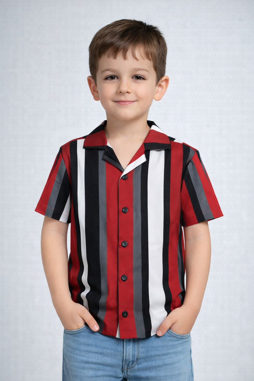 Signature Stripe Collared Shirt for Kids