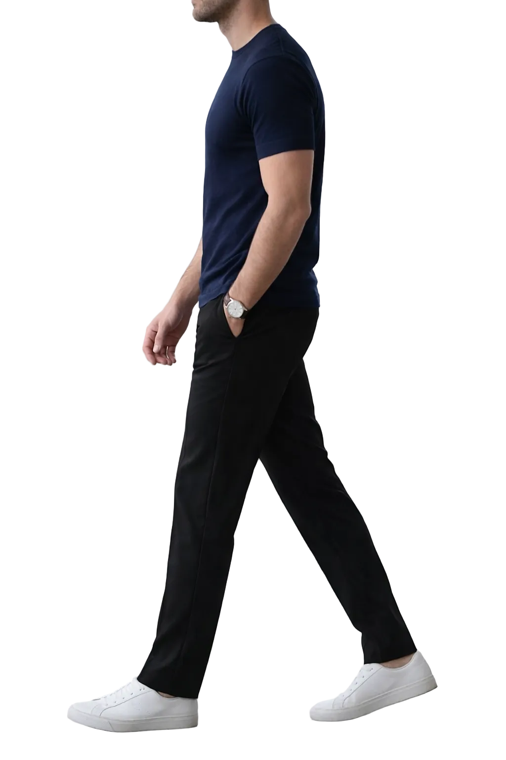 Relaxed Fit Trendy Black Trouser