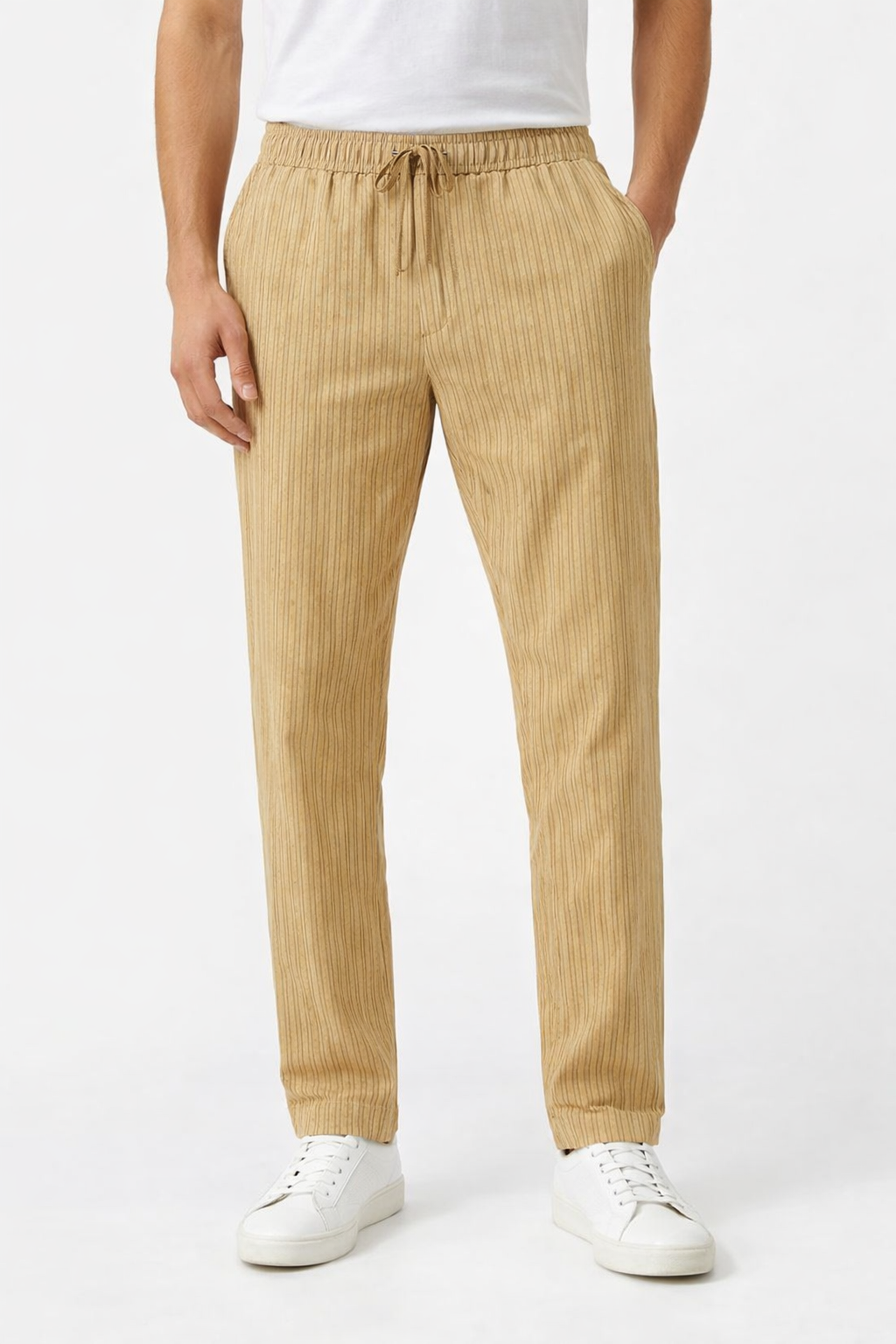 Sleeping Wear Cotton Dark Beige Trouser