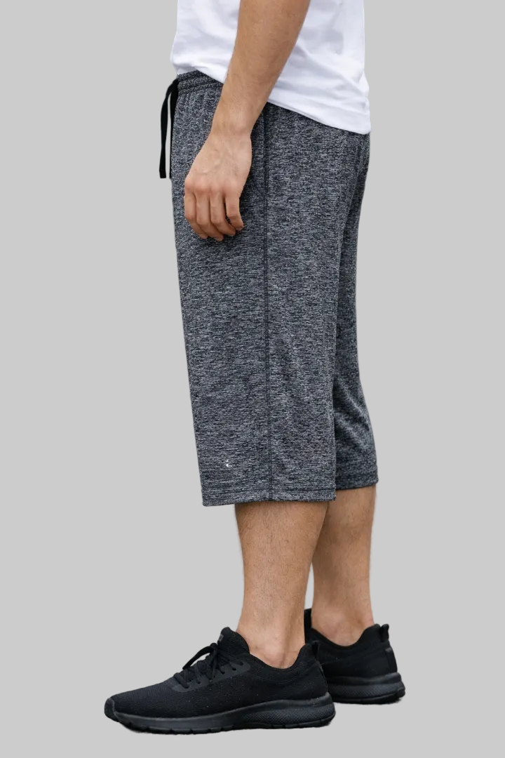 Men's Puma Casual Crop Shorts in Knit Fabric