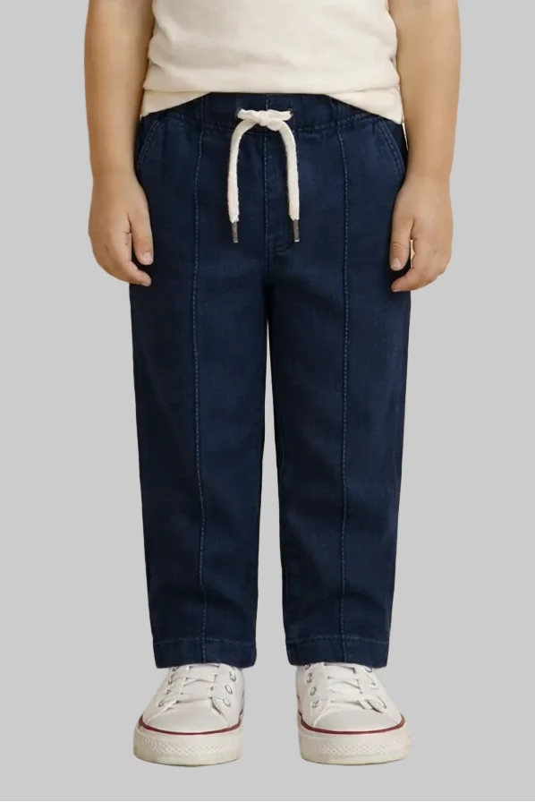 Kids Comfortable Drawstring Casual Pant Style Trousers